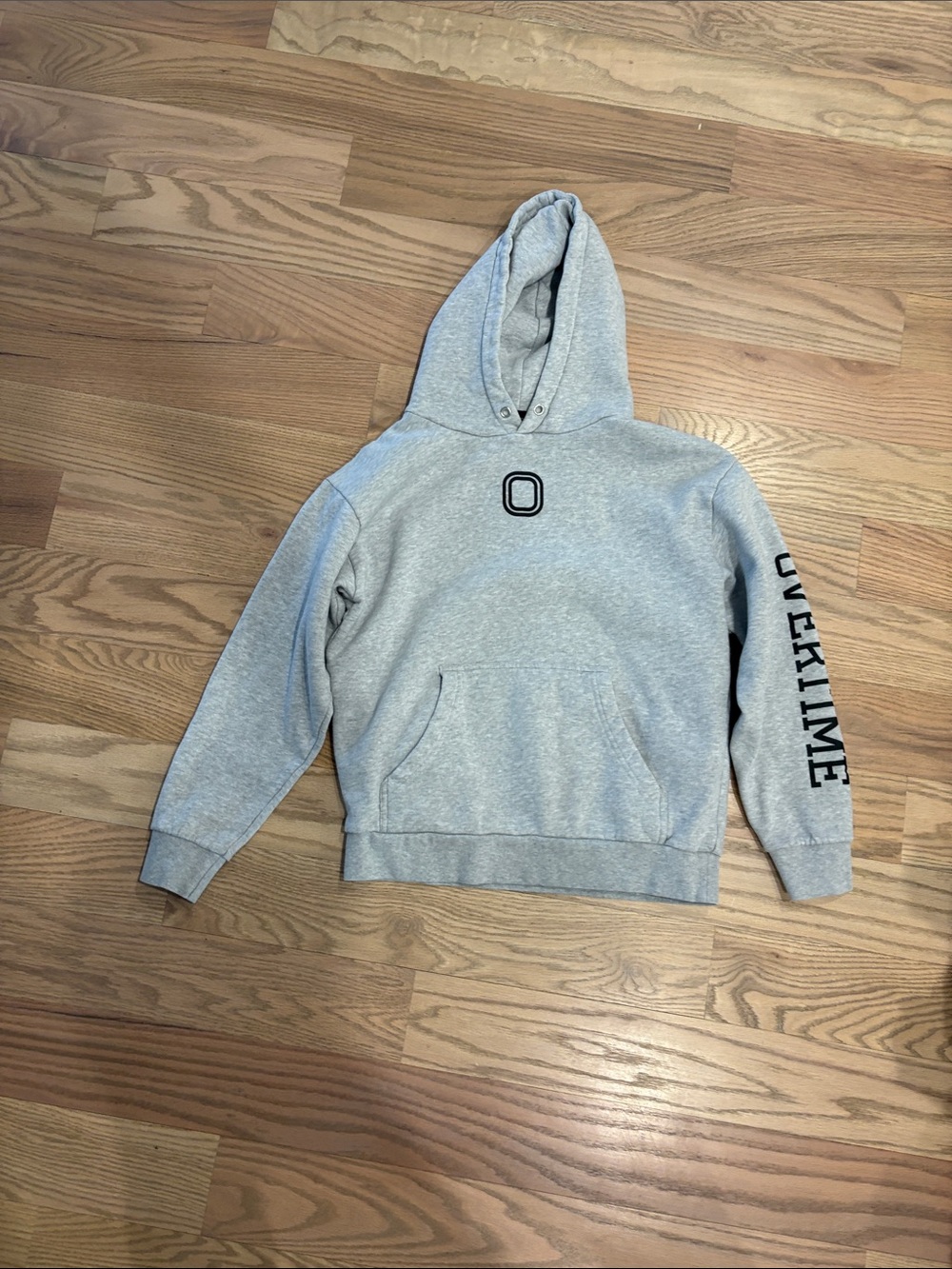 Gray Pullover Hoodie - Men's Sweater